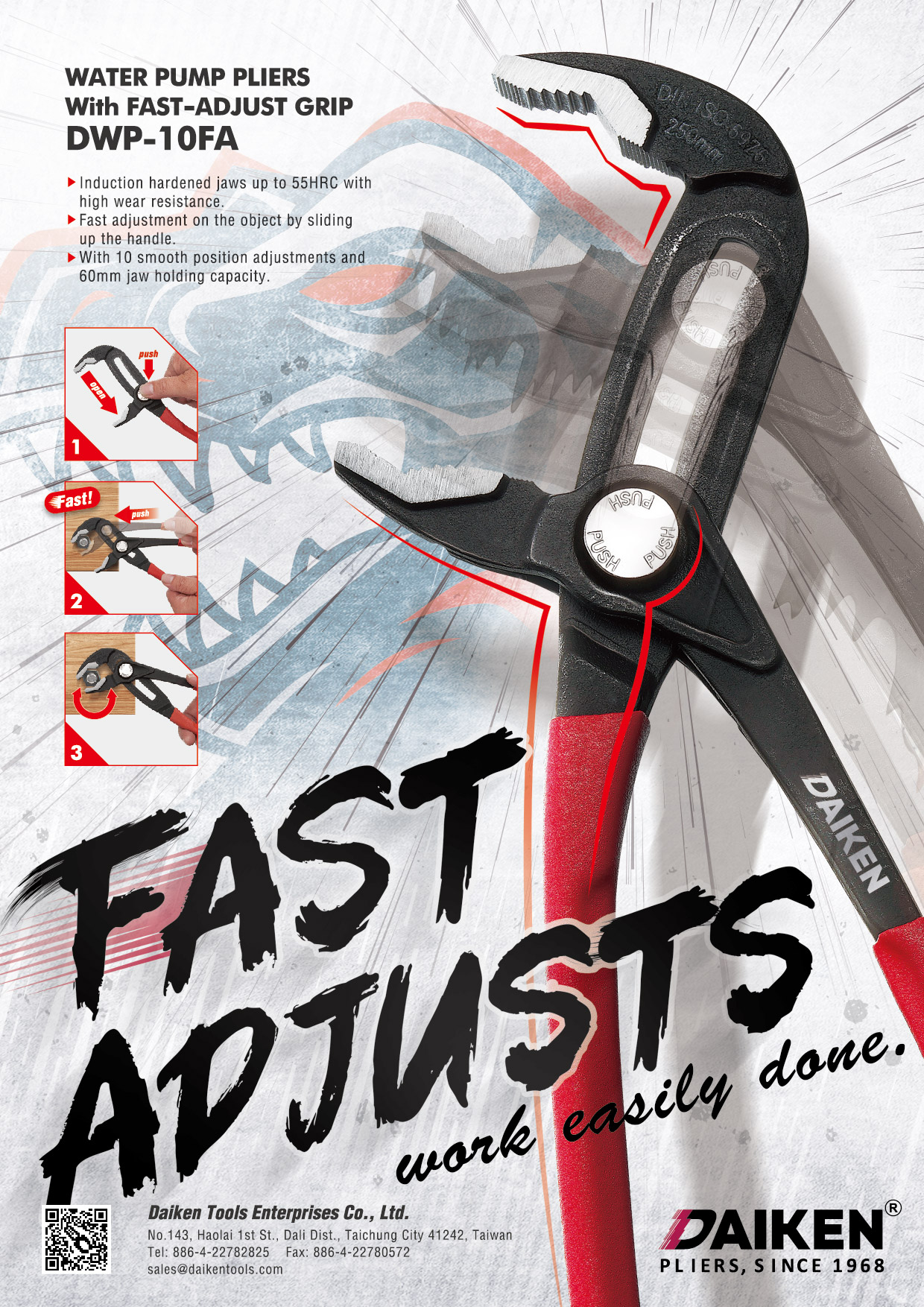 Water Pump Pliers-Fast Adjustment