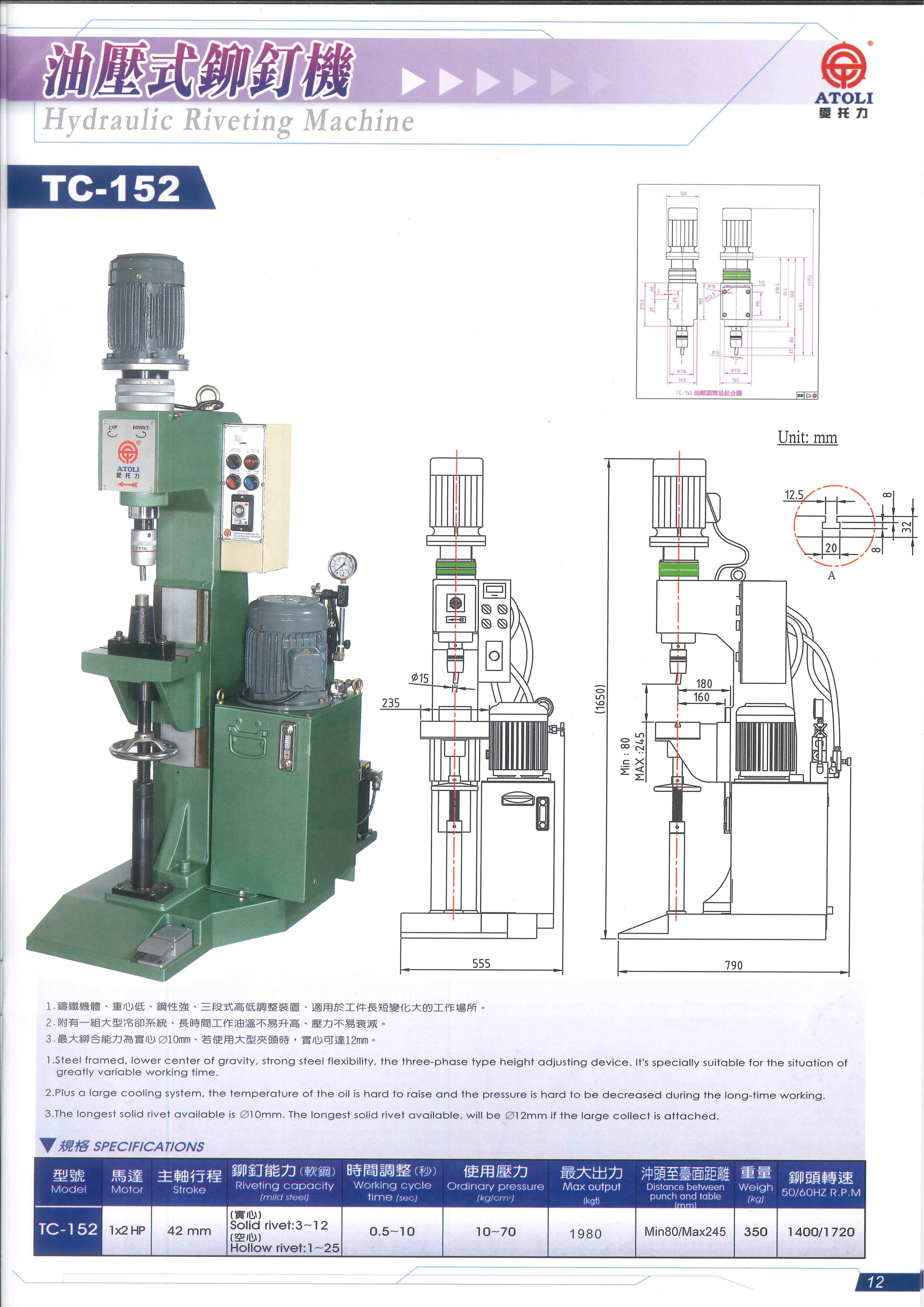 Hydraulic Riveting Machine