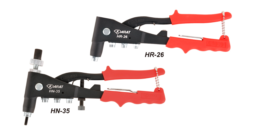 KARAT HR-26 Industrial Hand Rivet Tool & KARAT HN-35 Hand Rivet Nut Tool 