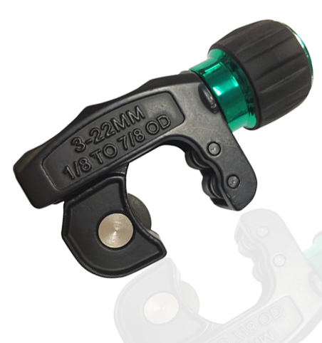 Auto feed tube cutter with patent