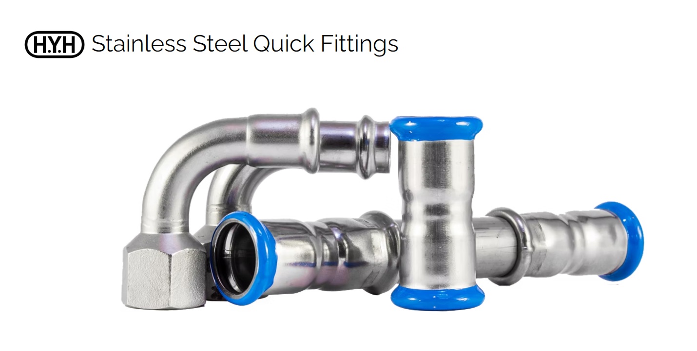 H.Y.H Press Fittings- SUS 304 stainless steel (Water Use/ Gas Use)
