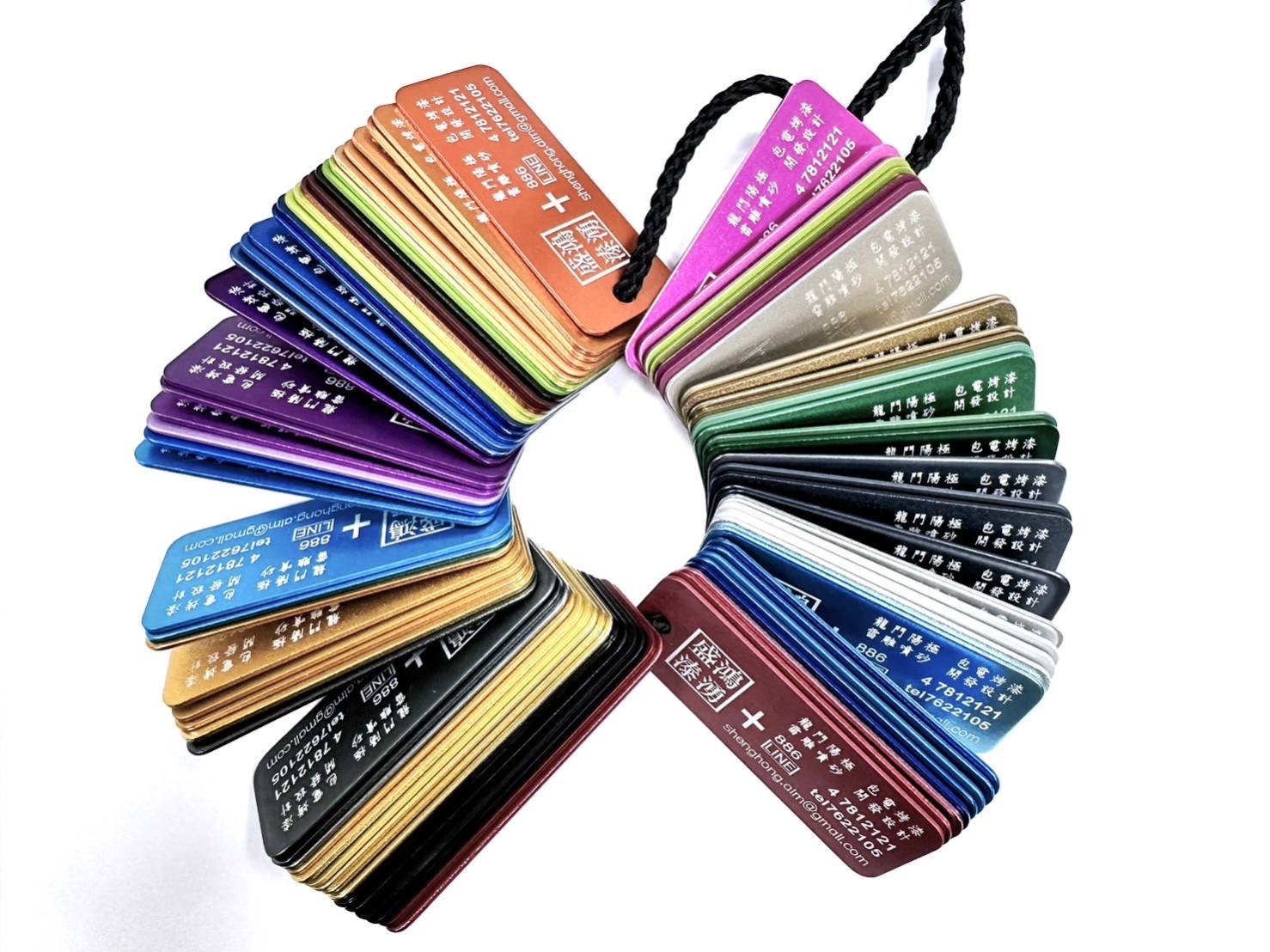 Shenghong Metal Color Chart