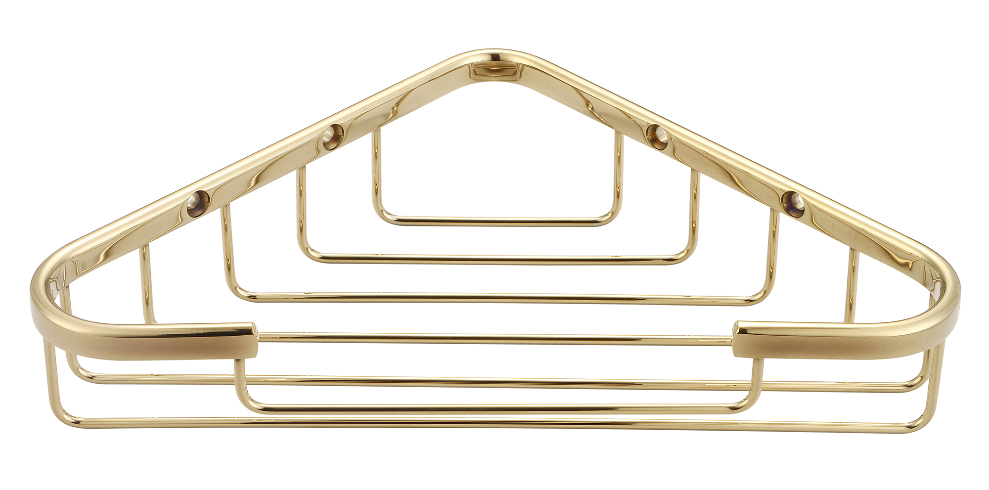 Brass Large Corner Shower Basket