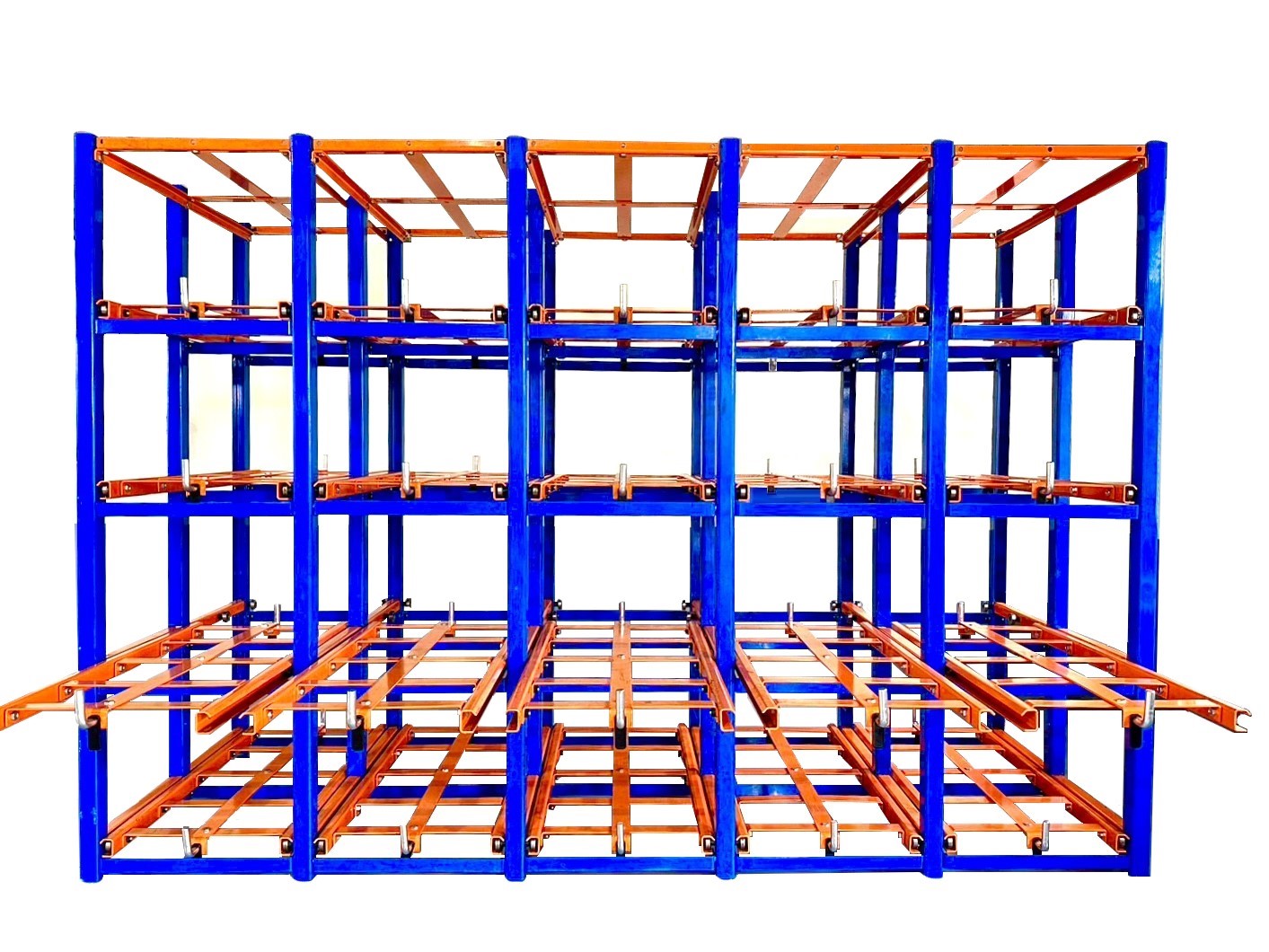 Bidirectional Retrieval Storage Rack